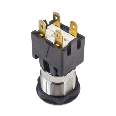 MSM19 19mm Bulge Self Locking Metal Button - 2