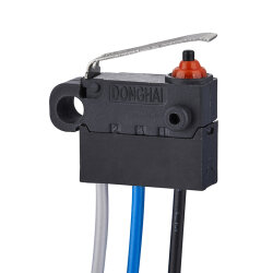 MT6-B8A01A13012-AB150 SPDT NO+NC 3-Pin Waterproof Wired Micro Switch