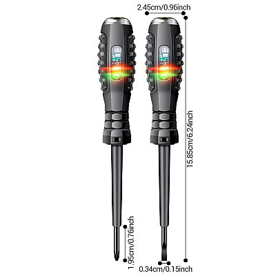 Multifunctional Illuminated Voltage Test Pen - Phillips Tip - 2