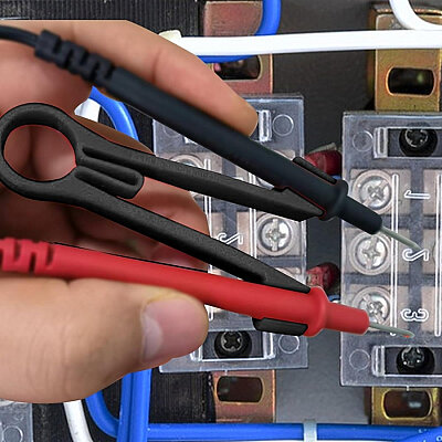 Multimeter Probe Holder - Black - 3
