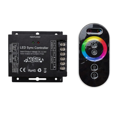 Müzik Senkronlu RGB LED Kontrol Cihazı 12–24V 30A - 1