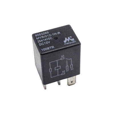 MYR/012-1H-R 12V 25A Automotive Relay 4-Pin - 1