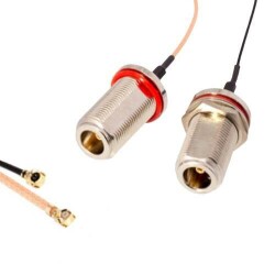 N-KY-28 IPEX 1 RG178 Converter Cable - 10cm