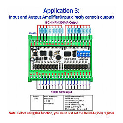 N4D3E16 16-Channel Bidirectional Digital I/O RS485 Modbus RTU Module - 5
