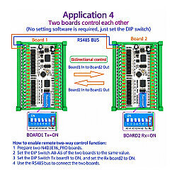 N4D3E16 16-Channel Bidirectional Digital I/O RS485 Modbus RTU Module - 6