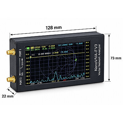 NanoVNA-F V3 1MHz-6GHz Vector Network Analyzer - 6