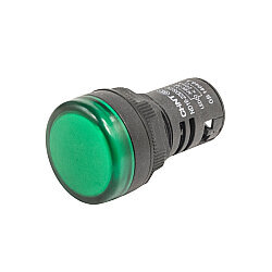 ND16-22DS/2C 24V AC/DC Sinyal Lambası - Yeşil