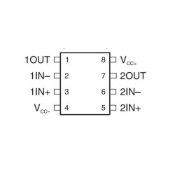 NE5532 SOIC-8 SMD OpAmp IC - 2