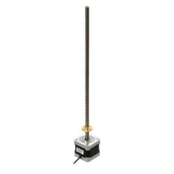 NEMA 17 28 cm Vidalı Milli Bipolar, 200 Adım, 42×38mm, 2.8V Step Motor - SY42STH38-1684A - 2