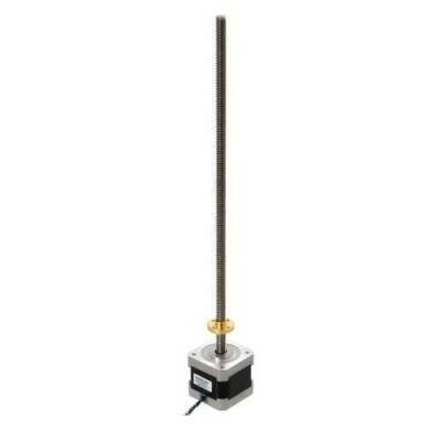 NEMA 17 28 cm Vidalı Milli Bipolar, 200 Adım, 42×38mm, 2.8V Step Motor - SY42STH38-1684A - 2