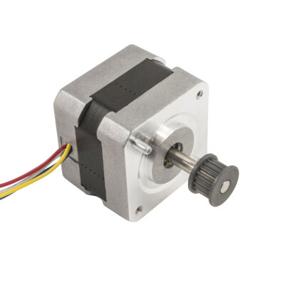 NEMA 17 Dual Shaft Stepper Motor 17HD0248-2417 - 1