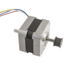 NEMA 17 Dual Shaft Stepper Motor 17HD0248-2417 - 3