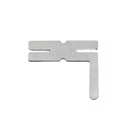 Nickel Center Plate 25x18x0.12mm