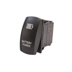 ON-OFF Red Light Switch 5-Pin 12V-24V - Battery Power