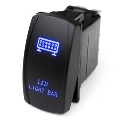ON-OFF Red Light Switch 5-Pin 12V-24V - Led Light Bar
