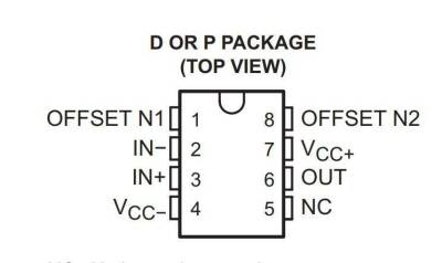 OP07CP DIP-8 OpAmp Entegresi - 2