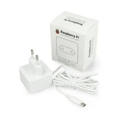 Orjinal Raspberry Pi Adaptör 5V 3A - Beyaz - 1