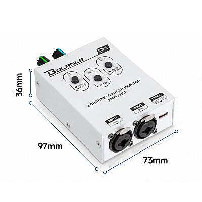 P1 Dual-Channel Stereo/Mono Portable Headphone Amplifier and IEM Mixer - 4