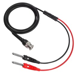 P1008A BNC Q9 to 4mm Banana Converter Oscilloscope Cable - 120cm