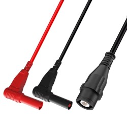 P1207 BNC Male to 4mm Banana Converter Oscilloscope Cable - 120cm