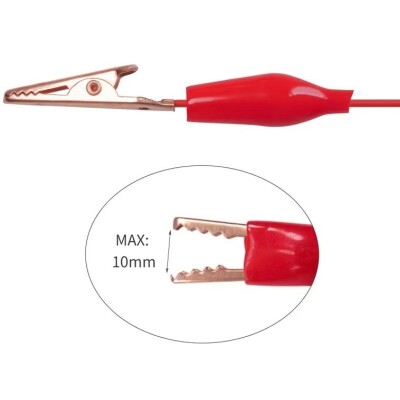 P1533 Male Jumper Cable - Alligator Clip Converter Cable - 10 Pieces - 2