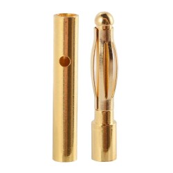 Pair of 2mm Banana Bullet Plugs