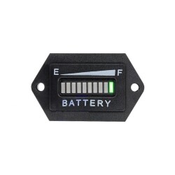 Panel Type 12V Battery Voltage Capacity Indicator with Ear