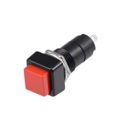 PBS-306A 12mm Key Push Button - Red