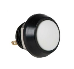 PBS-33B 12mm Push Buton - Beyaz - 1
