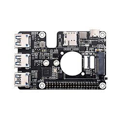 PCIe to M.2 4G/5G and USB 3.2 Raspberry Pi HAT - 3