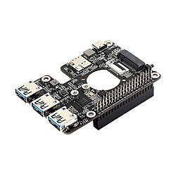 PCIe to M.2 4G/5G and USB 3.2 Raspberry Pi HAT - 4
