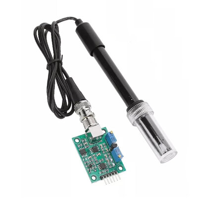 PH0-14 PH Value Detection Sensor Module + PH Electrode Probe - 2