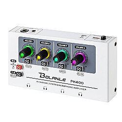 PH400 4-Channel Stereo/Mono Portable Headphone Amplifier - 1