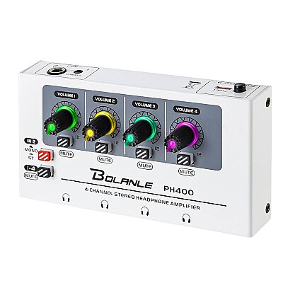 PH400 4-Channel Stereo/Mono Portable Headphone Amplifier - 1