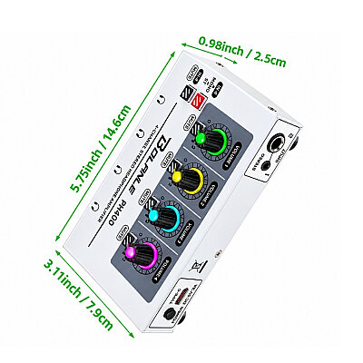 PH400 4-Channel Stereo/Mono Portable Headphone Amplifier - 4
