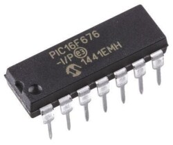 PIC16F676 DIP14 8-Bit 20MHz Mikrodenetleyici