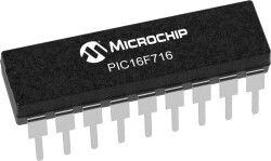 PIC16F716-I/P DIP-18 20MHz Microcontroller