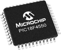 PIC18F4550 I/PT SMD TQFP-44 8-Bit 40 MHz Mikrodenetleyici