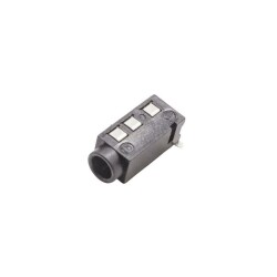 PJ-3200 3.5mm Stereo 4-Pin SMD Jack Female
