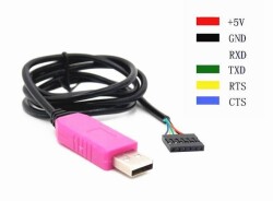 PL2303HXD 6 Pin USB-TTL Serial Converter Cable - 2