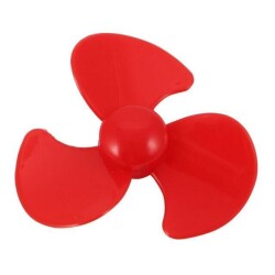 Plastik Pervane Ø50mm - Kırmızı