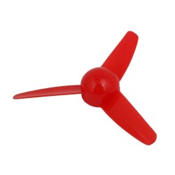 Plastik Pervane Ø80mm - Kırmızı