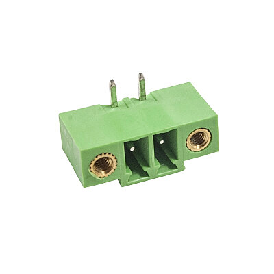 PLTBH1.5-02-SF-3.81 3.81mm 2 Pin 90 Derece Geçmeli Erkek Klemens - 1