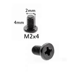 PM2 4mm Phillips Head Screws - 10 Pieces