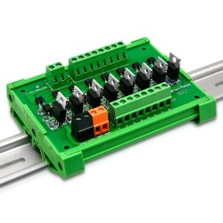 PNP 8'li Mosfet Çıkış Güçlendirici Kart -  PLC DC Amplifier Board - 3