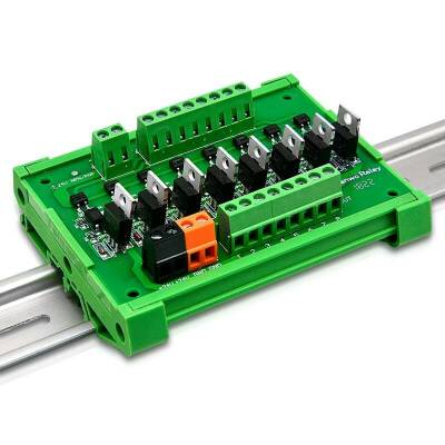 PNP 8'li Mosfet Çıkış Güçlendirici Kart -  PLC DC Amplifier Board - 3