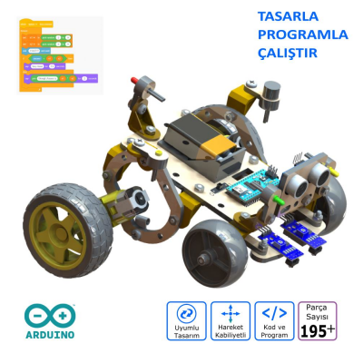 Probus Mod-1 Kodlanabilir Eğitim Robotu Demonte - 1
