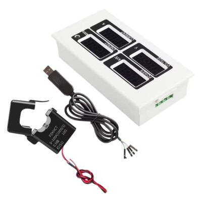 PZEM-004 100A AC Dijital Güç Monitörü + Ayrılabilir CT + USB - 1