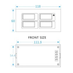 PZEM-004 63A AC Dijital Güç Monitörü + Bobin CT - 3