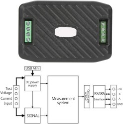 PZEM-017 0-300V 100A DC Power Communication Module + 100A Shunt + USB-RS485 - 3